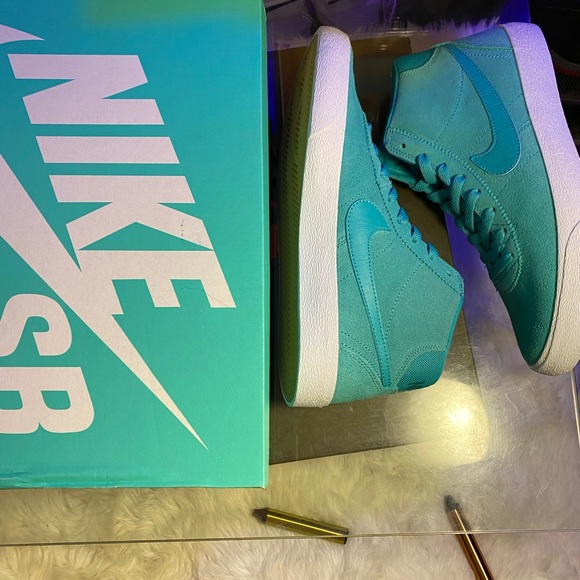 🆕 - Nike ✔️ SB Bruin High - Cabana Blue - Sizes - Picture 3 of 8